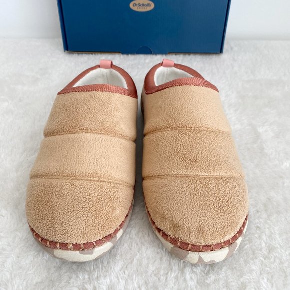 DR. SCHOLL'S Women's Cozy Vibes Slippers, Shearling, Nude, Size 7.5/8/8.5/9 - Picture 2 of 7